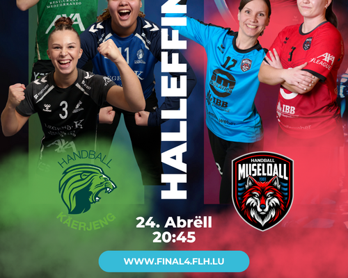 🏆 Loterie Nationale Coupe de Luxembourg – Halleffinalle bei de Fraen