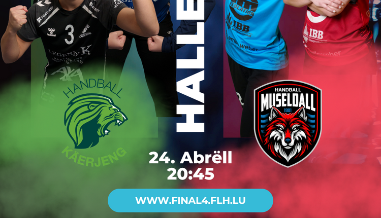 🏆 Loterie Nationale Coupe de Luxembourg – Halleffinalle bei de Fraen