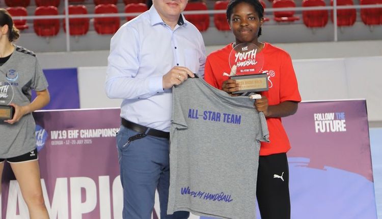Women’s 19 EHF Championship 2025 a Georgien 🇬🇪 - D'Anne ass am All Star Team