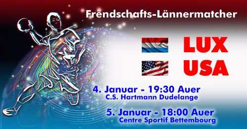 Frëndschafts-Lännermatcher Lëtzebuerg - USA