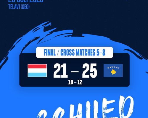 Women’s 19 EHF Championship 2025 a Georgien 🇬🇪 : Lëtzebuerg 🇱🇺 - 🇽🇰 Kosovo 21 : 25 (Paus 10 : 12)