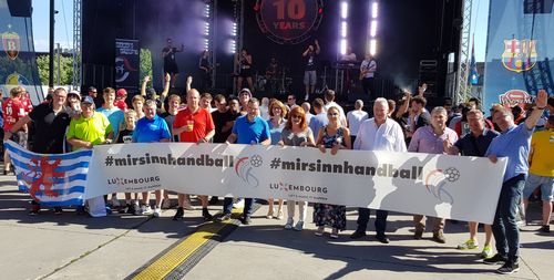 Lëtzebuerger Handballfrënn um VELUX EHF Final4 zu Köln