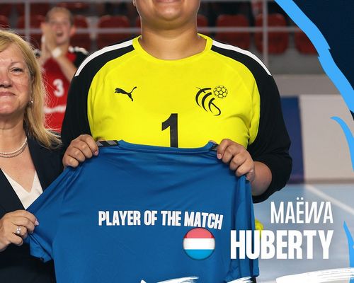 Women’s 19 EHF Championship 2025 a Georgien 🇬🇪 : RYT Player of the Match Lëtzebuerg 🇱🇺 - 🇮🇱 Israel 