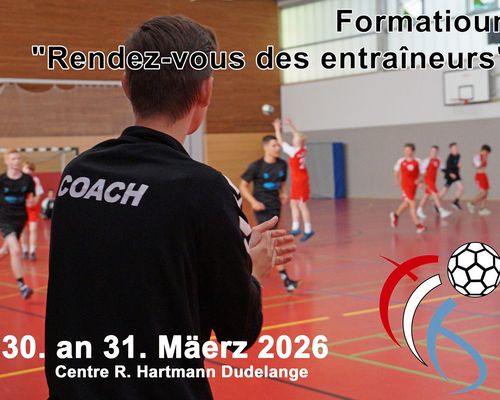 Weiderbildung fir Handballtrainer / Formation continue pour entraîneurs de handball