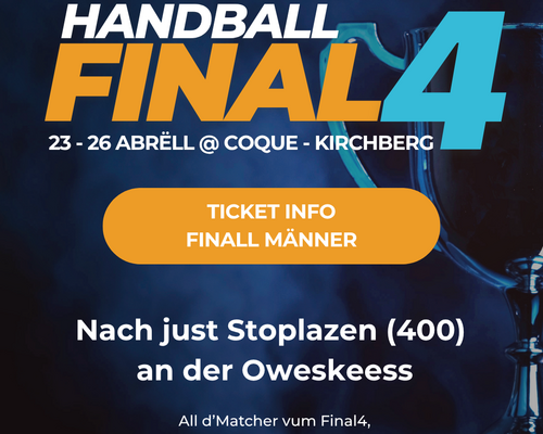 🎟️Ticket Info - Finall Männer - Final4 Loterie Nationale 🏆 Coupe de Luxembourg