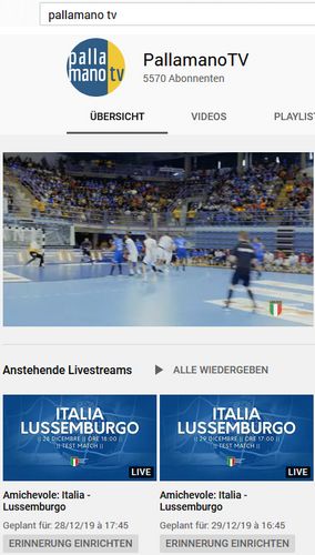 Italien - Lëtzebuerg am Livestream