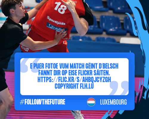 Men's 20 EHF Championship II 2026 am Kosovo 🇽🇰 : Fotoen Belsch 🇧🇪 - 🇱🇺 Lëtzebuerg