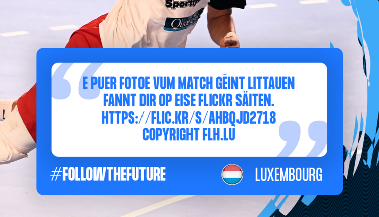 Men's 18 EHF Championship I 2026 : Fotoe vum Match Littauen 🇱🇹 - 🇱🇺 Lëtzebuerg