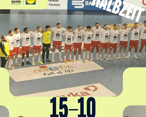 PAUS : Men's EHF EURO 2026 Qualifiers Phase 2 : Kroatien 🇭🇷 - 🇱🇺 Lëtzebuerg