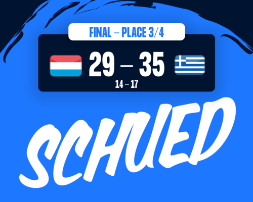 Men's 18 EHF Championship I 2026 : Lëtzebuerg 🇱🇺 - Griichenland 29 - 35