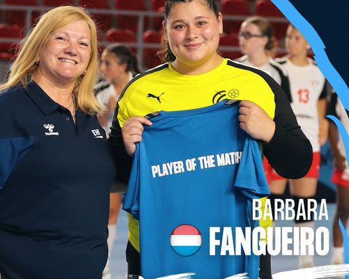 Women’s 19 EHF Championship 2025 a Georgien 🇬🇪 : RYT Player of the Match Lëtzebuerg 🇱🇺 - 🇧🇪