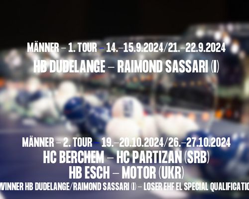 HF European Cup Männer Round 1/Round 2