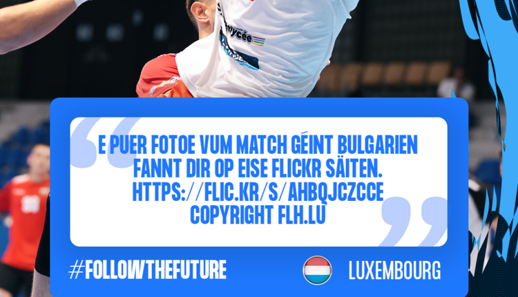 Men's 20 EHF Championship II 2026 am Kosovo 🇽🇰 : Fotoen Lëtzebuerg 🇱🇺 - 🇧🇬 Bulgarien