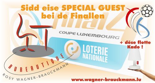 Facebook GEWËNNSPILL - Final4 Loterie Nationale Coupe de Luxembourg