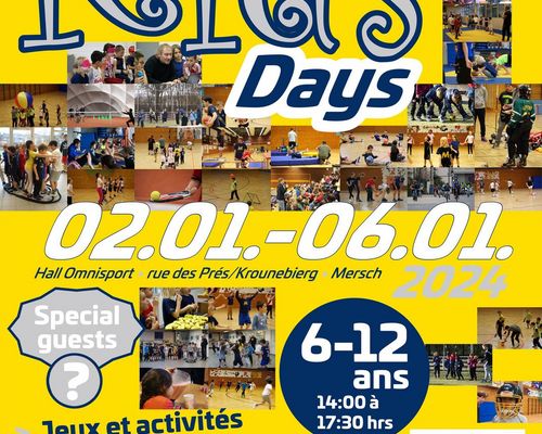 2. Oplo vun de KIDSDAYS vum Handball Mersch75