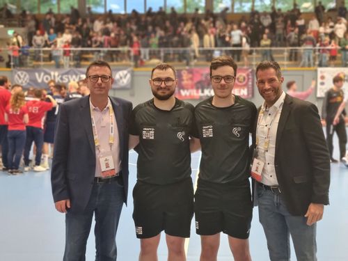 2 Lëtzebuerger Arbitter op der Handball EM vun den Deafboys