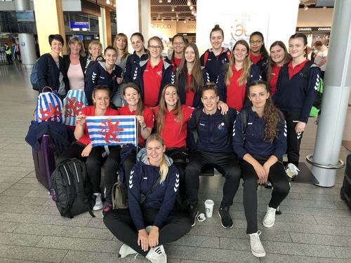 Eis Damme Nationalequippe um Wee fir a Griichenland