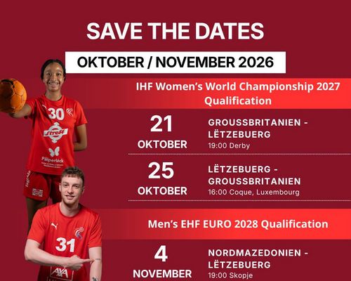 Save the dates ! 