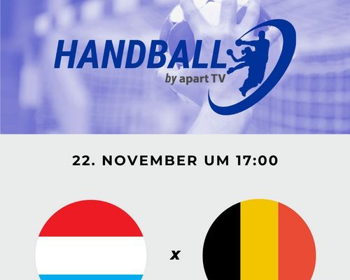📺 Handball live! Lëtzebuerg 🇱🇺 – 🇧🇪 Belsch