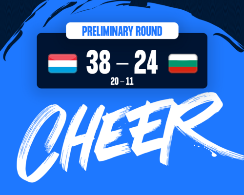 Men's 20 EHF Championship II 2026 am Kosovo : Lëtzebuerg 🇱🇺 - 🇧🇬 Bulgarien 38 - 24
