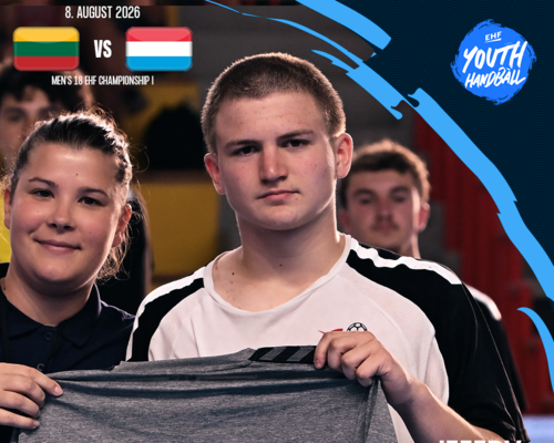 Men's 18 EHF Championship I 2026 : Respect Your Talent Littauen 🇱🇹 - 🇱🇺 Lëtzebuerg